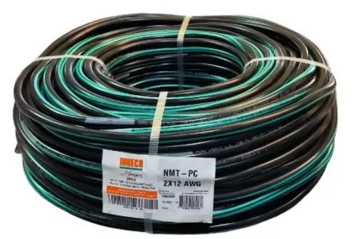 ROLLO DE CABLE VULCANIZADO NMT 2X12 AWG INDECO