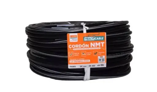 ROLLO DE CABLE VULCANIZADO NMT 2X10 AWG INDECO