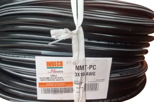 ROLLO DE CABLE VULCANIZADO NMT 3X10 AWG INDECO