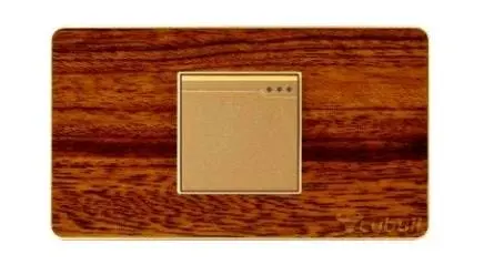 CONMUTADOR SIMPLE MADERA EMPOTRADO CUBULL